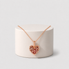 Crimson Heart Lattice Pendant