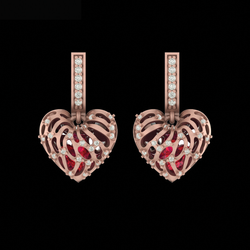 Aarohi Heart Earrings