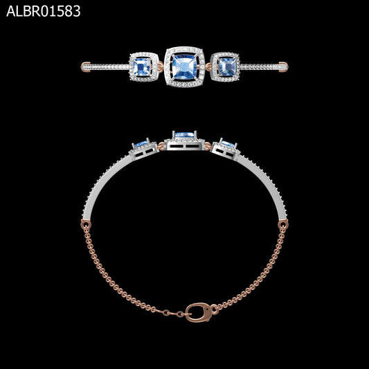 Azure Trinity Bracelet