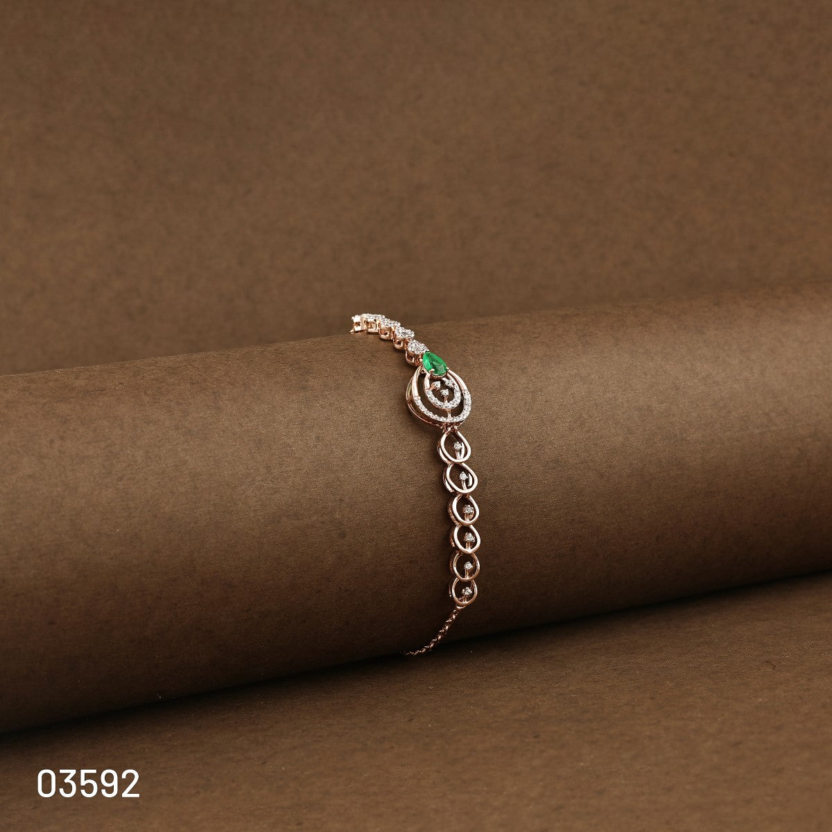 Emerald Orbit Bracelet