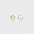 Rosé Prism Diamond Charm Earring