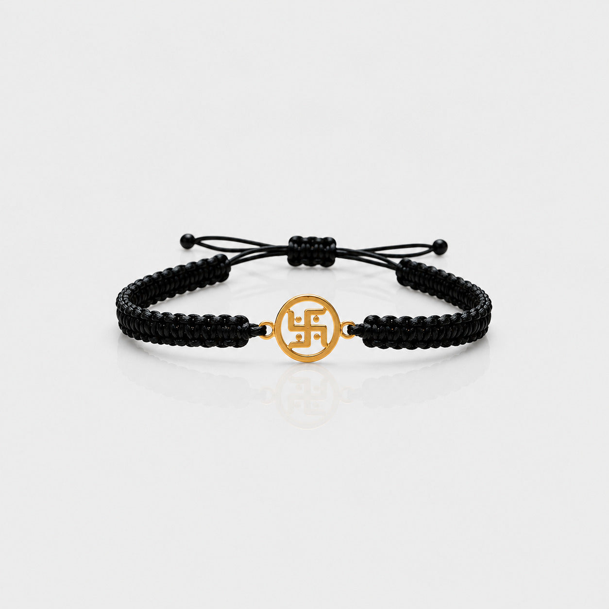 Swastik Aura Gold Bracelet