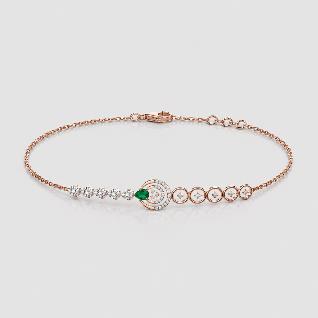 Emerald Aura Bracelet