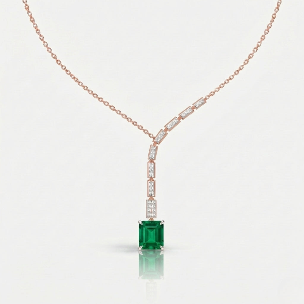 Emerald Melody Diamond Set