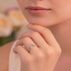 Celestial Curve Diamond Ring