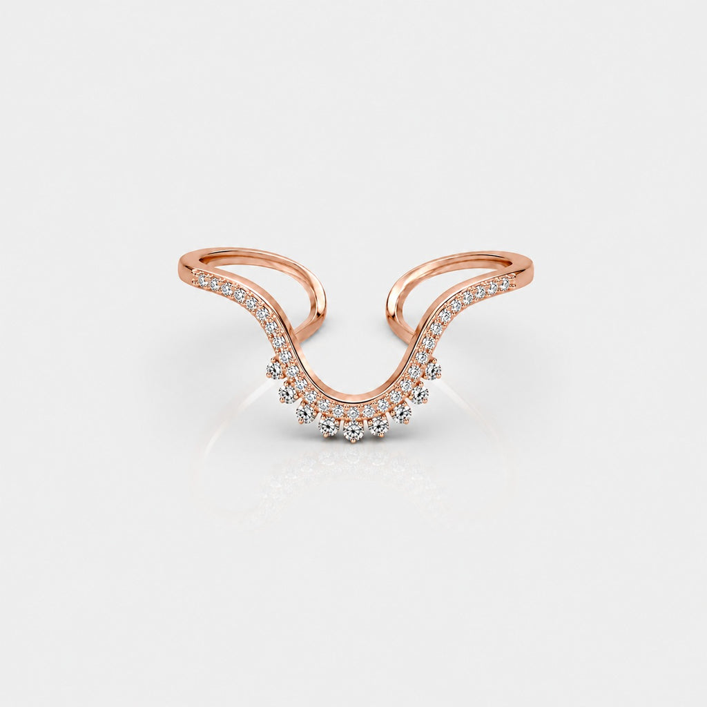 Celestial Curve Diamond Ring