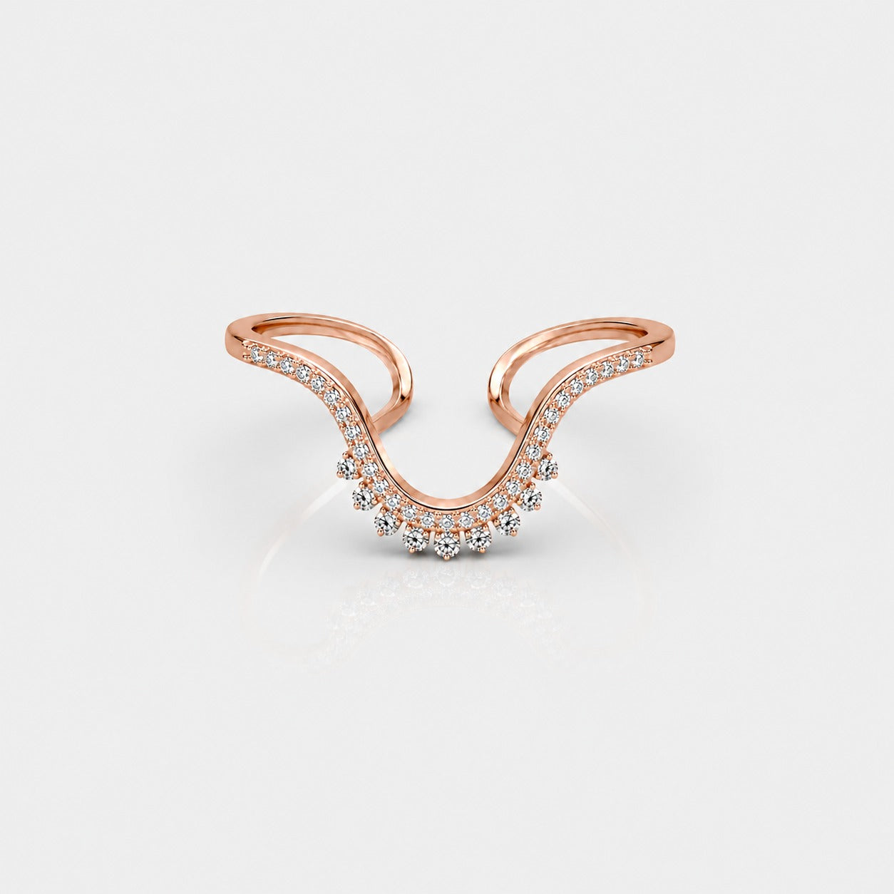 Celestial Curve Diamond Ring
