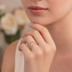 Serpentine Spark Diamond Ring