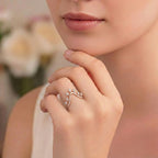 Dewdrop Dangle Diamond Ring