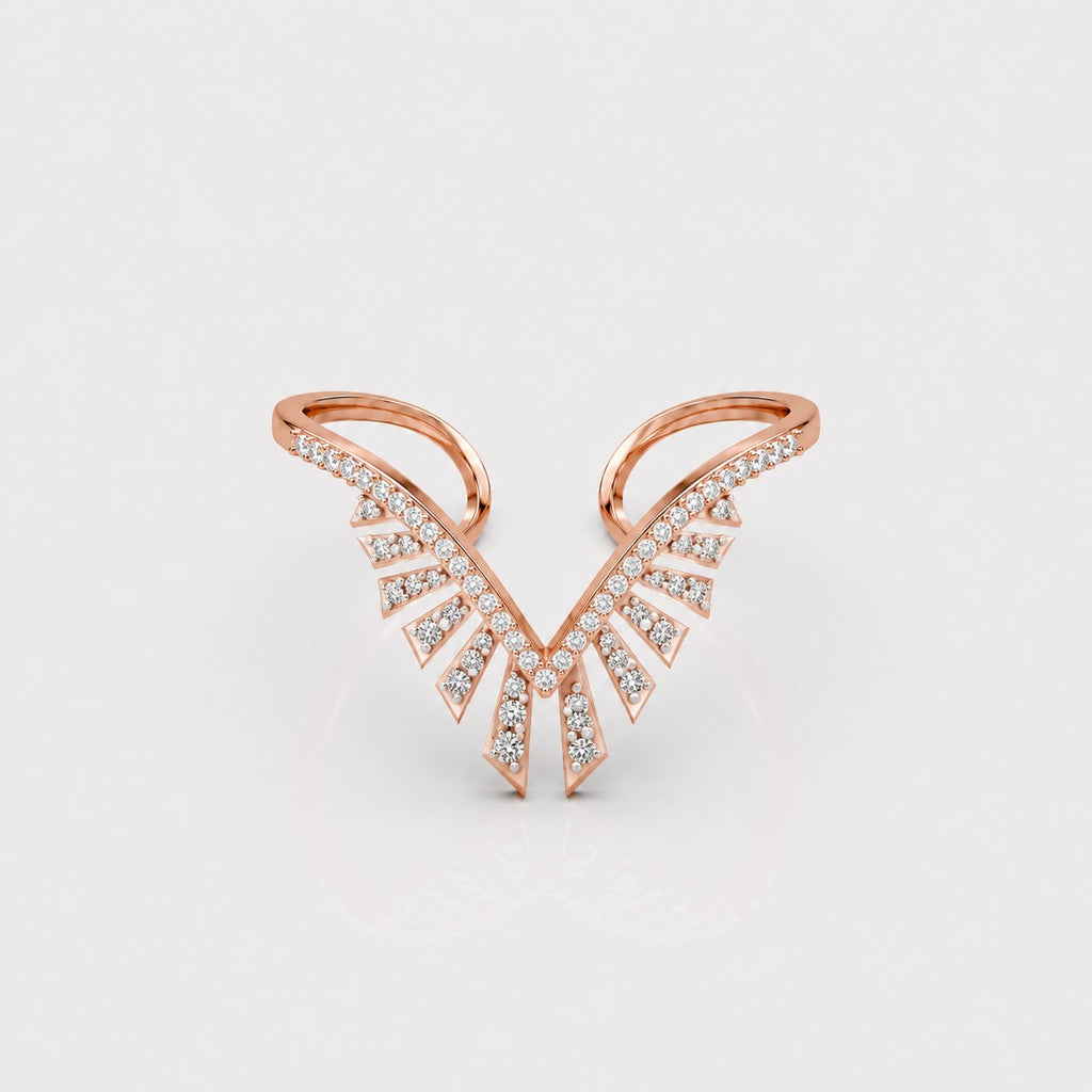Aurora Wing Diamond Ring
