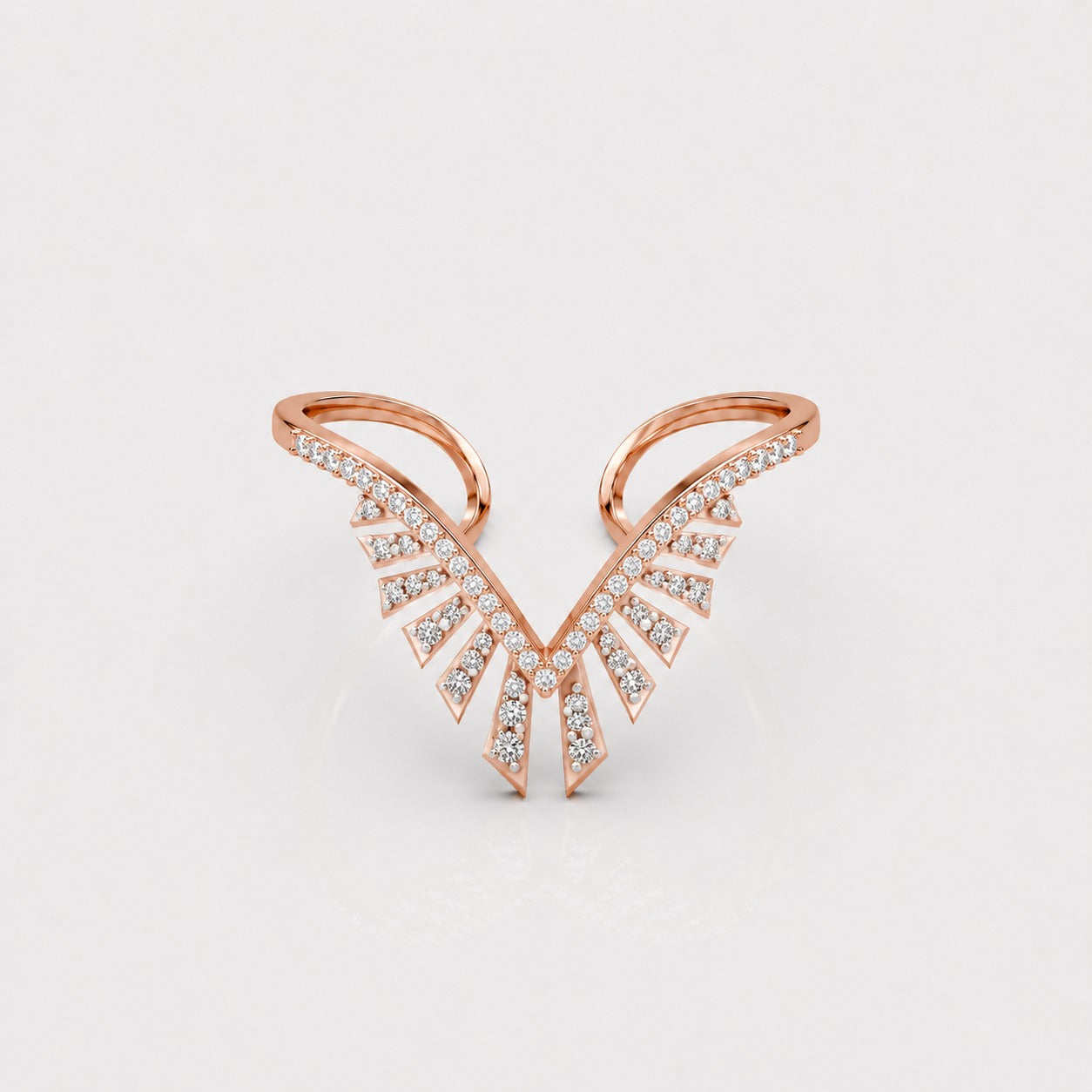 Aurora Wing Diamond Ring