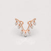 Dewdrop Dangle Diamond Ring