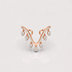 Dewdrop Dangle Diamond Ring