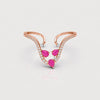 Scarlet Vine Diamond Ring