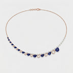 The Blue Empress Necklace & Earrings Set