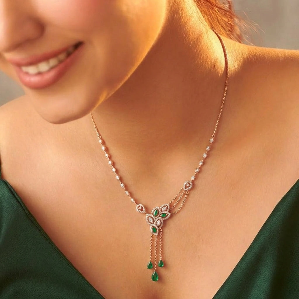 The dream princess necklace and earring set