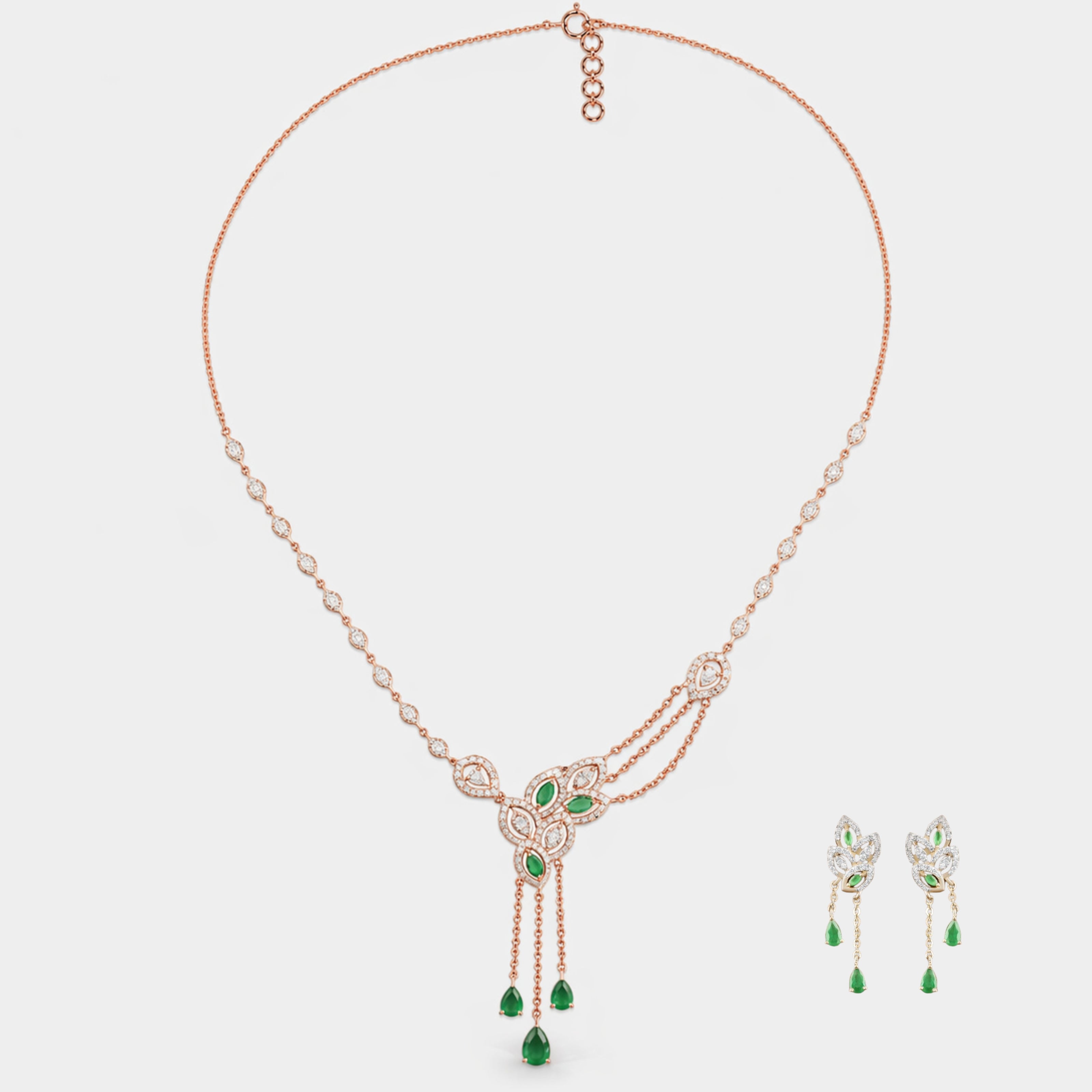 The Dream Princess Necklace and Earring Set