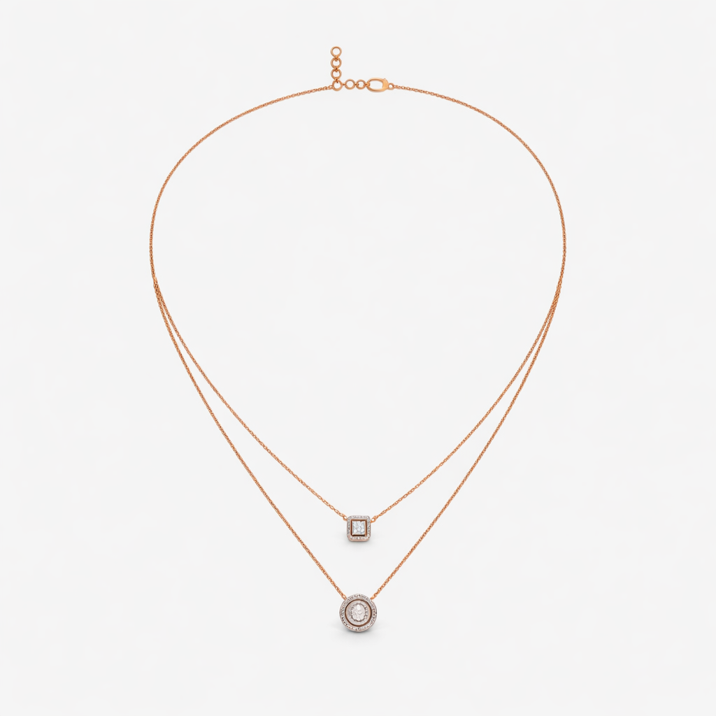 Celestial Layers Diamond Necklace