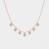 The Diamond Halo Necklace & Earrings Set