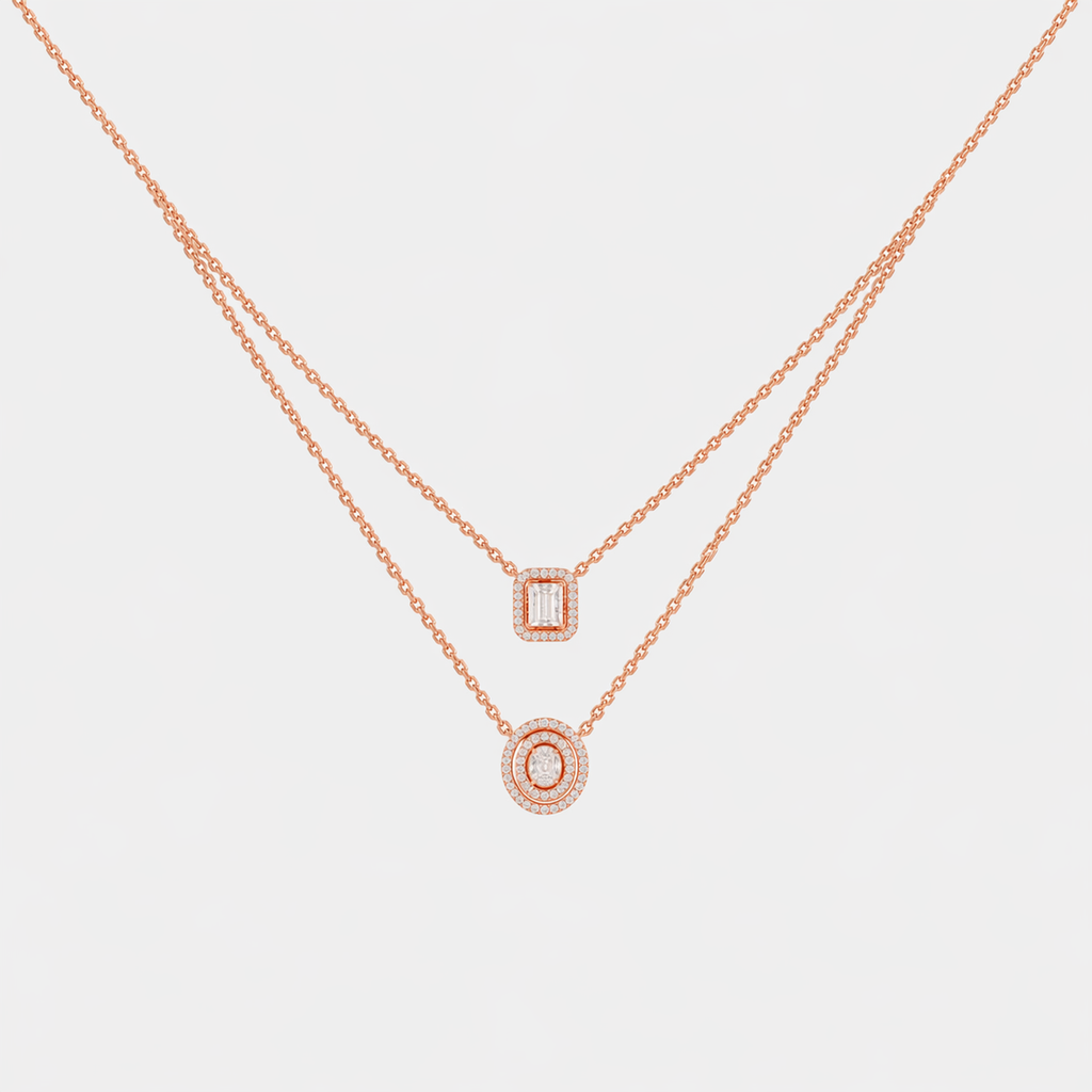 Celestial Layers Diamond Necklace
