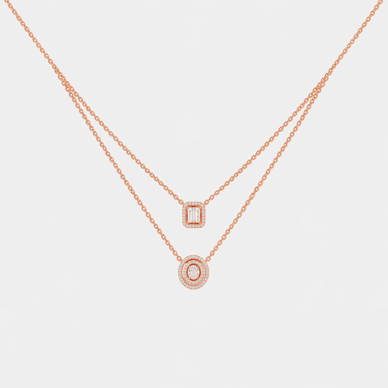 Celestial Layers Diamond Necklace