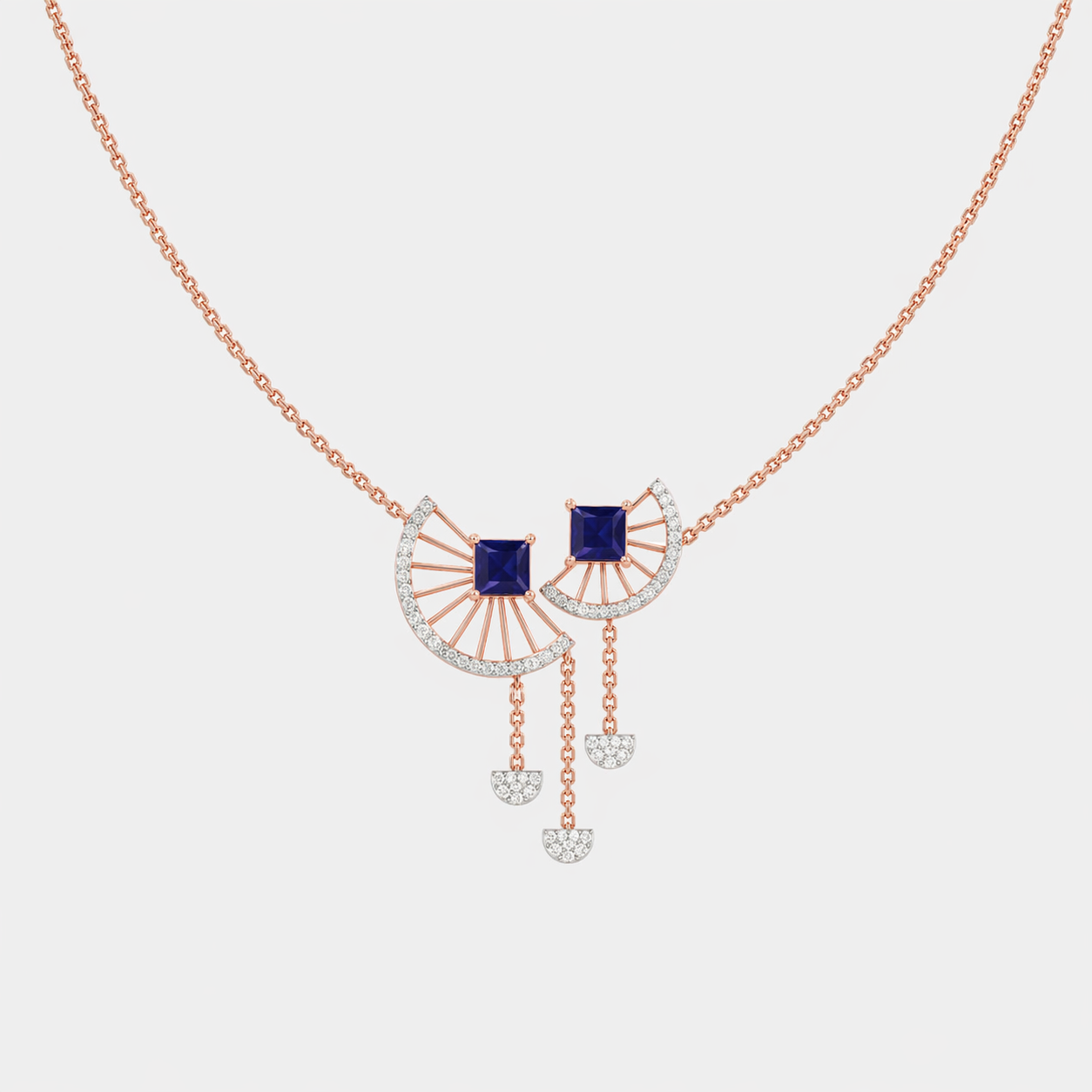 Midnight Orbit Sapphire Set