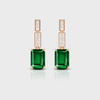 Emerald Melody Dimond Earring