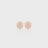 Hexa Glow Diamond Charm Earring