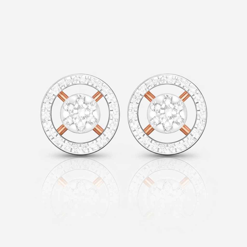 Orbit Bloom Diamond Studs