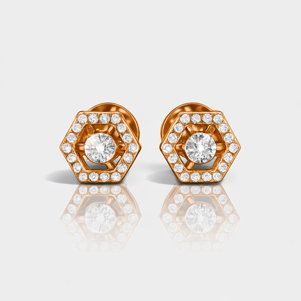 Honeycomb Glow Set Earring