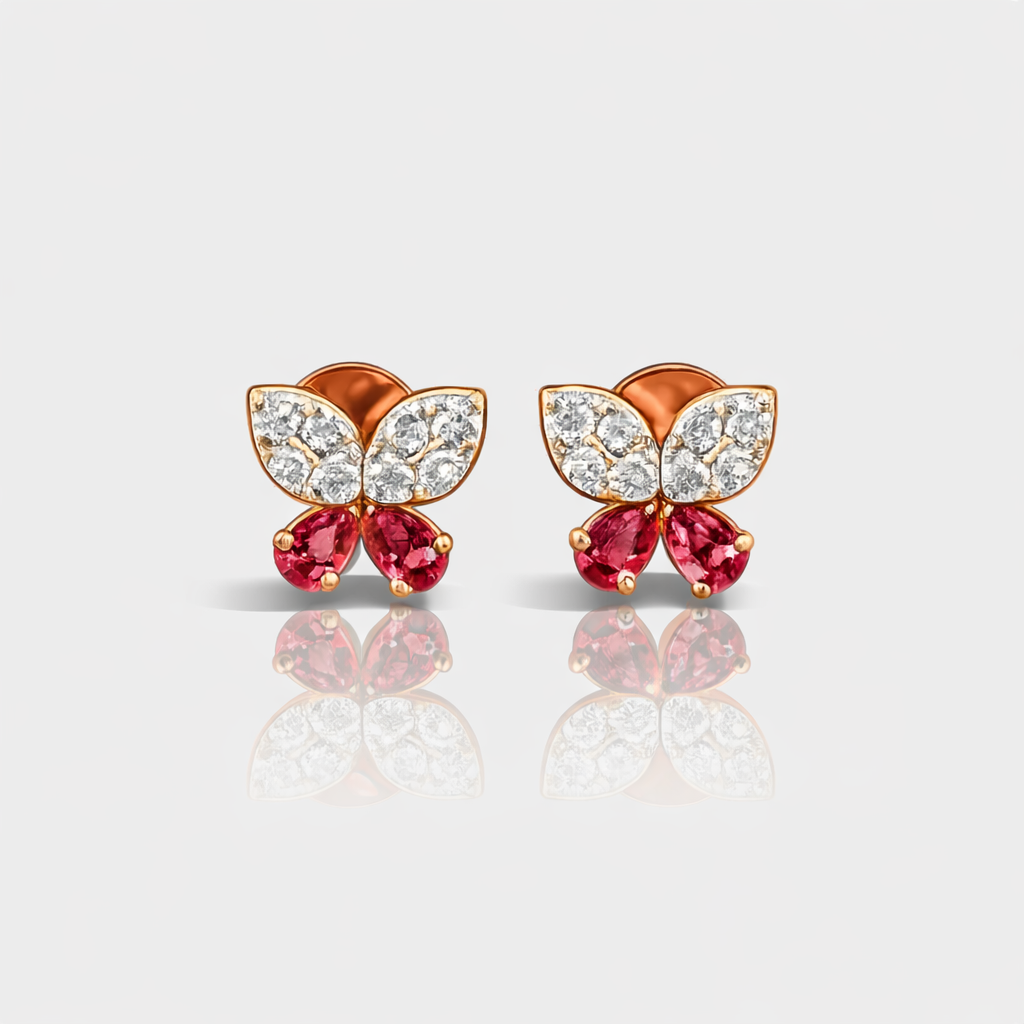 Butterfly Charm Earrings