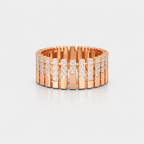 Aurora Cascade Diamond Band