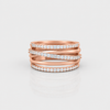 Intertwined Radiance Diamond Ring