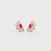 The 'Azure Fan' Diamond Earrings