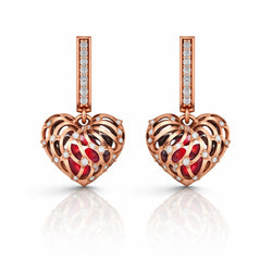 Aarohi Heart Earrings