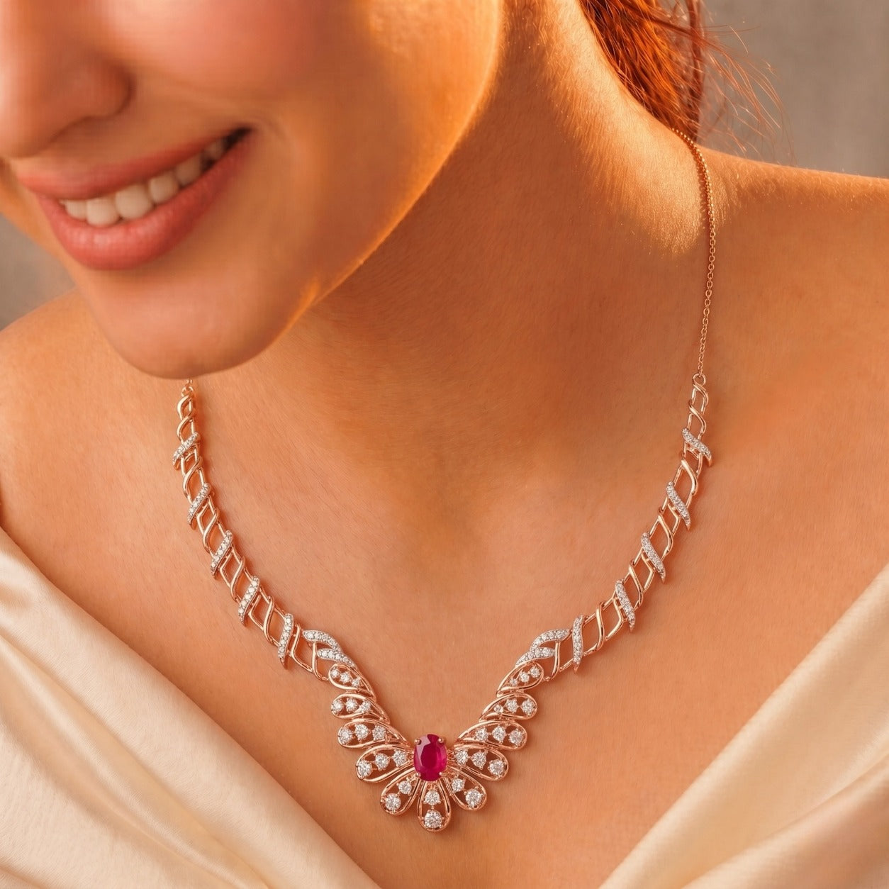 The 'Azure Fan' Diamond Set
