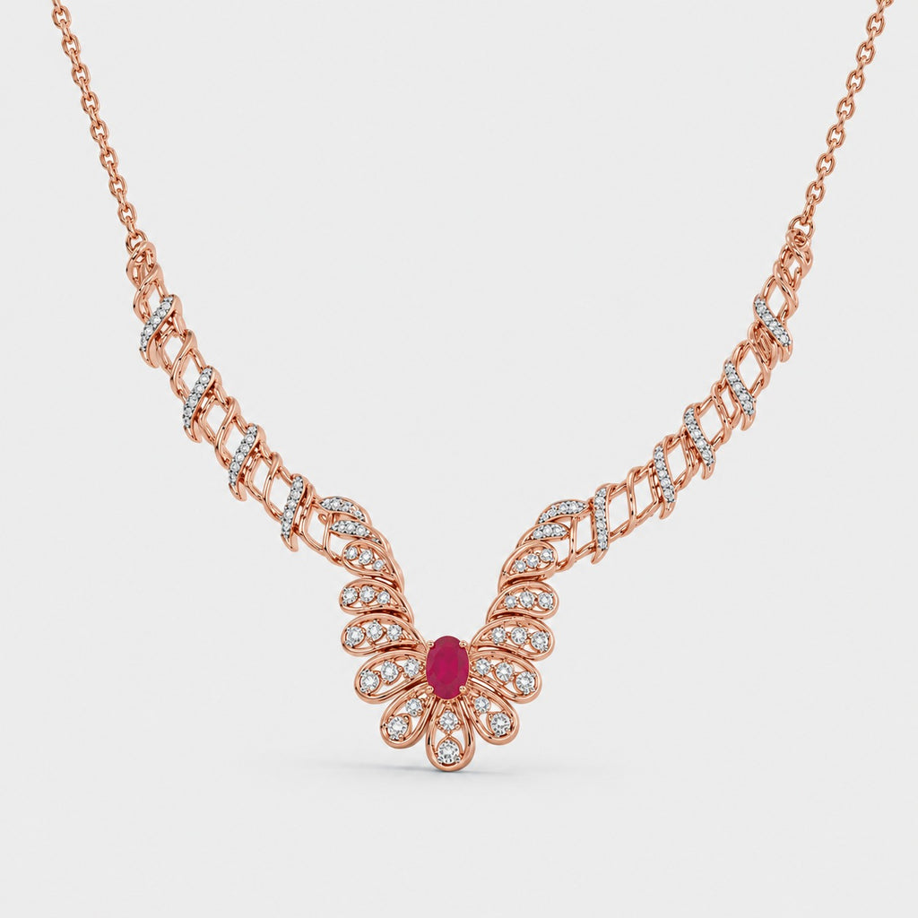 The 'Azure Fan' Diamond Set