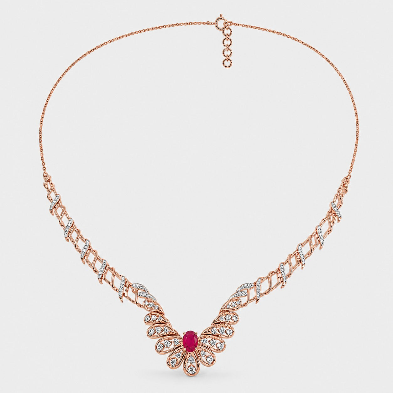 The 'Azure Fan' Diamond Set