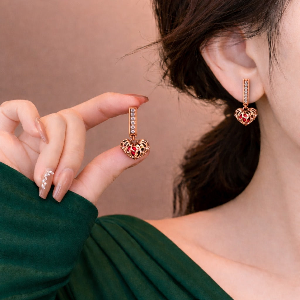 Aarohi Heart Earrings