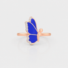 Azure Flutter Diamond Ring