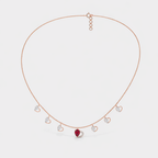 Blush Heart Symphony Necklace