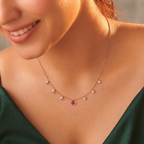 Blush Heart Symphony Necklace