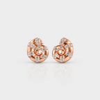 Twirl Bloom Diamond Studs