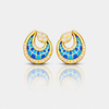 Azure Royale Swirl Earring