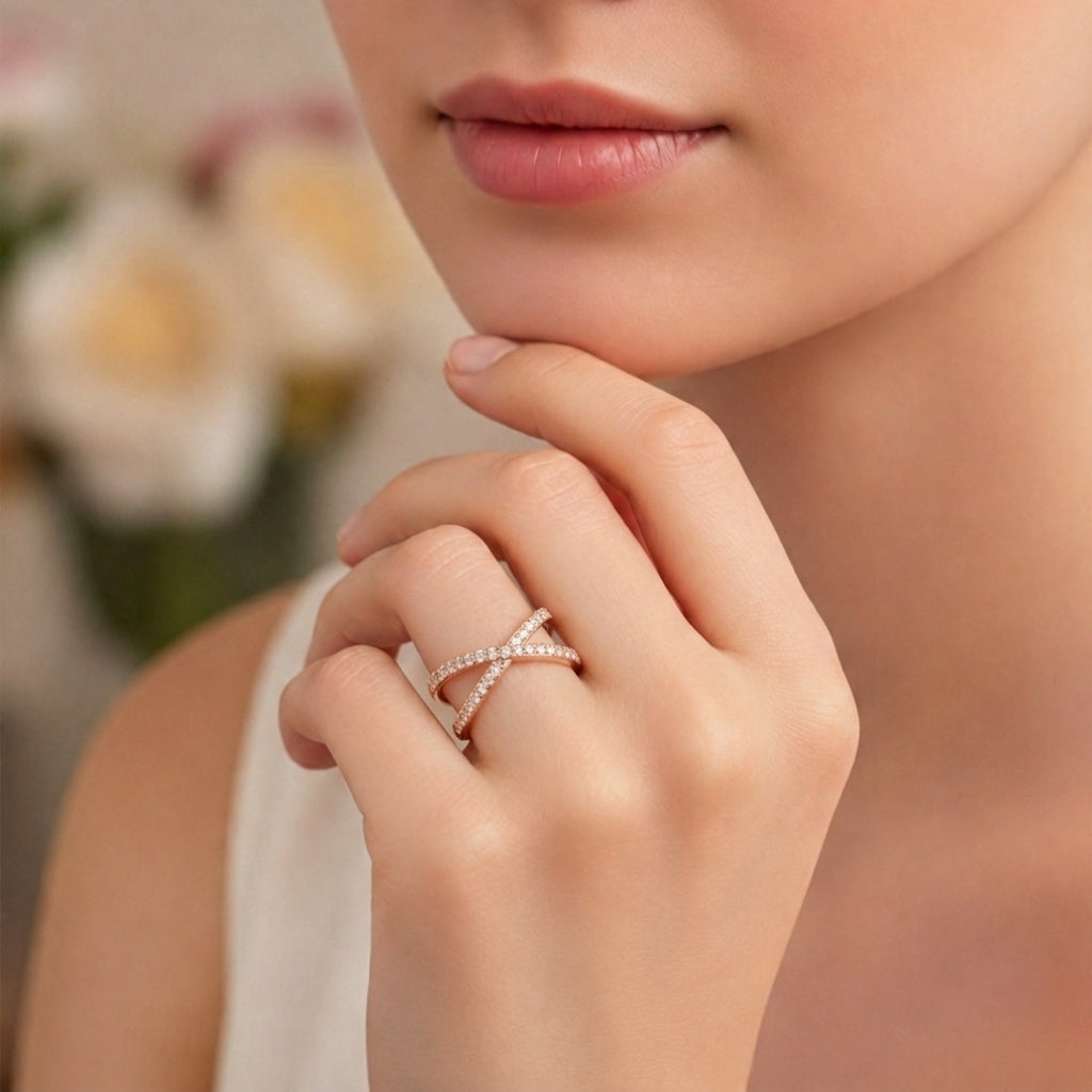Infinity Crisscross Ring