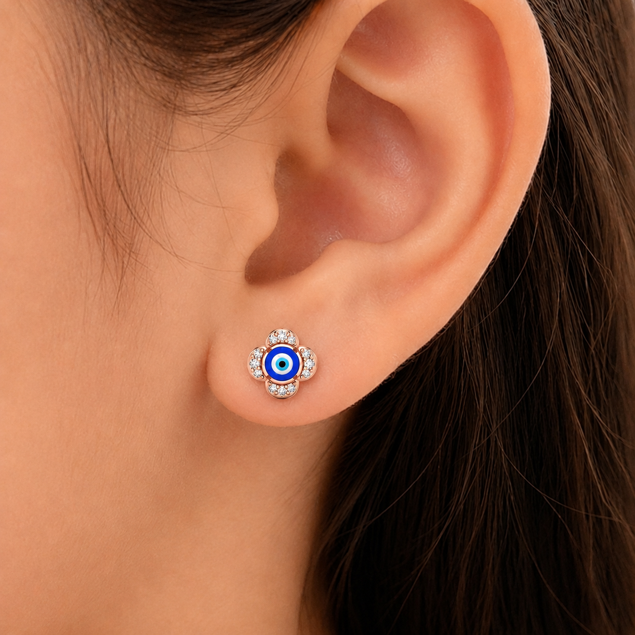 Nazar Petal Diamond Studs