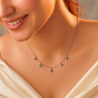 Colorblock Charm Necklace