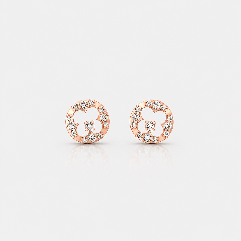 Stellar Flower Diamond Studs