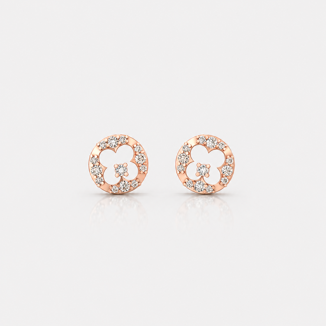 Stellar Flower Diamond Studs