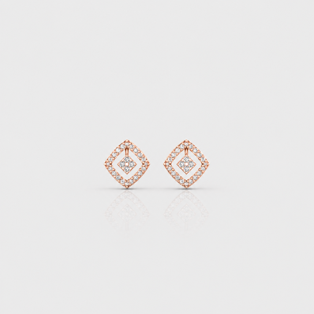 Lattice Charm Earring